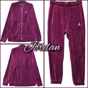 Jordan Velour Tracksuit Mens Medium Jacket \LG Pants